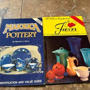 Majolica Pottery and Collectors Encyclopedia of Fiesta Books